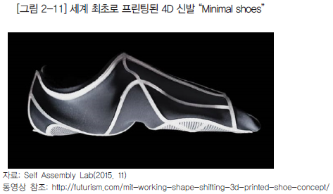 세계 최초로 프린팅된 4D 신발 Minimal shoes